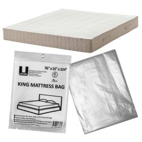 Single King mattress bag for moving or storage 76" x 15" x 90"