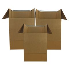 3 Pack Wardrobe Moving Boxes 